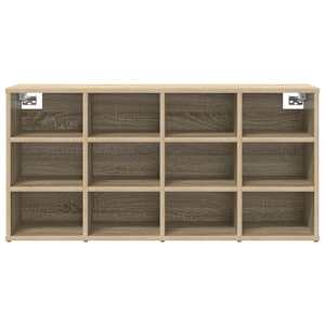Skříň na obuv 103 x 30 x 51 cm Kompozitní dřevo Sonoma dub - obrázek 5