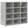 vidaXL Kinga kapp 77,5 x 30 x 67 cm Tehispuit Betoonhall