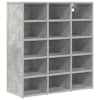 vidaXL Kinga kapp 77,5 x 30 x 83,5 cm Tehispuit Betoonhall