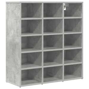 vidaXL Kinga kapp 77,5 x 30 x 83,5 cm Tehispuit Betoonhall
