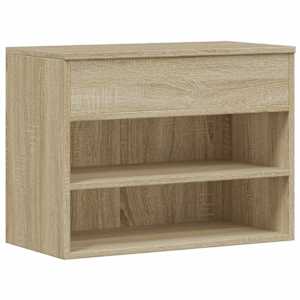 Lavice s botníkem dub sonoma 60 x 30 x 45 cm kompozitní dřevo - obrázek 2