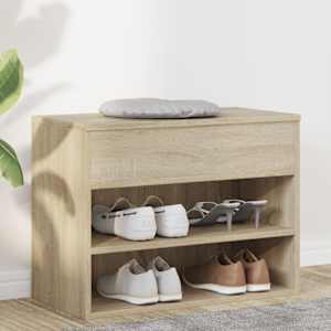 Lavice s botníkem dub sonoma 60 x 30 x 45 cm kompozitní dřevo - obrázek 1