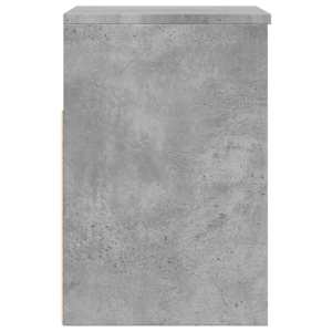 Lavice s botníkem betonově šedá 60x30x45 cm kompozitní dřevo - obrázek 6