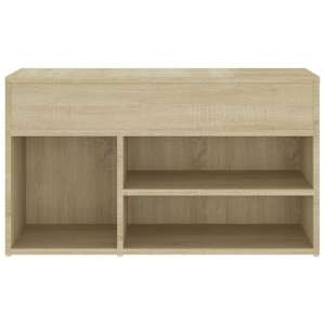 Lavice s botníkem dub sonoma 80 x 30 x 45 cm kompozitní dřevo - obrázek 5