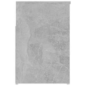 Lavice s botníkem betonově šedá 80x30x45 cm kompozitní dřevo - obrázek 6