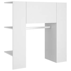 Skříň do předsíně bílá 97,5 x 37 x 99 cm kompozitní dřevo - obrázek 6