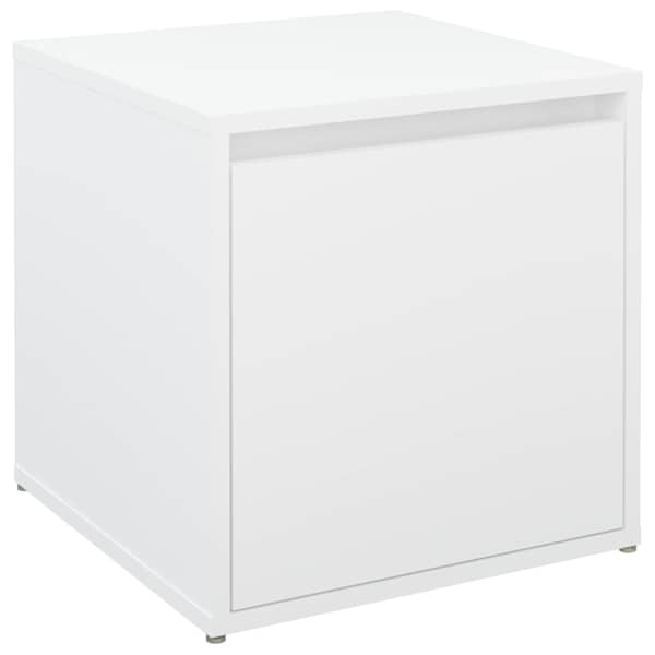 vidaXL sahtliga kapp, valge, 40,5 x 40 x 40 cm, tehispuit
