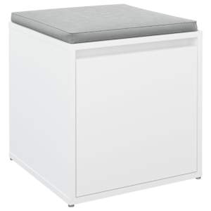 Úložný box se zásuvkou bílý 40,5 x 40 x 40 cm kompozitní dřevo - obrázek 4