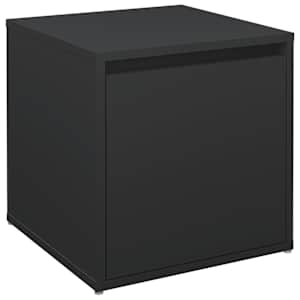 Úložný box se zásuvkou černý 40,5 x 40 x 40 cm kompozitní dřevo - obrázek 2