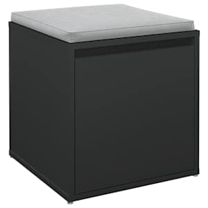 Úložný box se zásuvkou černý 40,5 x 40 x 40 cm kompozitní dřevo - obrázek 4