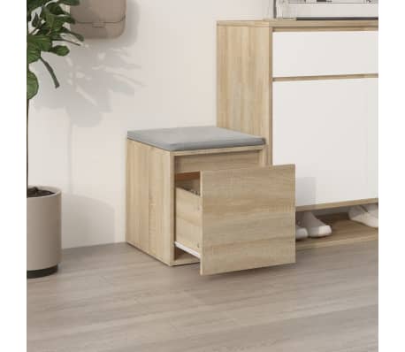 vidaXL Säilytyslaatikko Sonoma-tammi 40,5x40x40 cm tekninen puu