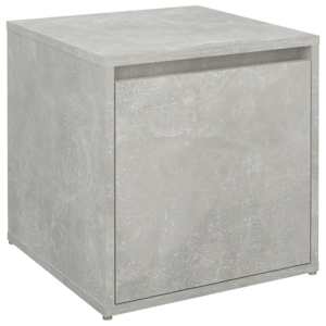 Úložný box se zásuvkou betonově šedý 40,5 x 40 x 40 cm kompozit - obrázek 2