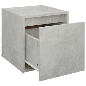 Úložný box se zásuvkou betonově šedý 40,5 x 40 x 40 cm kompozit - obrázek 6