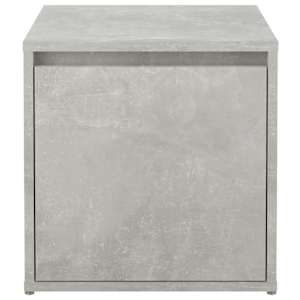 Úložný box se zásuvkou betonově šedý 40,5 x 40 x 40 cm kompozit - obrázek 7