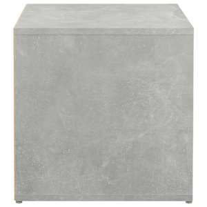 Úložný box se zásuvkou betonově šedý 40,5 x 40 x 40 cm kompozit - obrázek 8