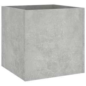 Truhlík betonově šedý 40 x 40 x 40 cm kompozitní dřevo - obrázek 2