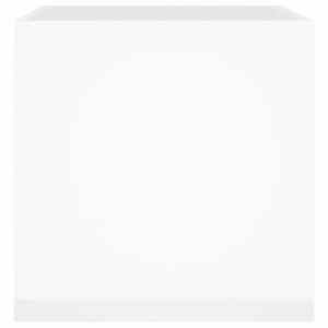 Truhlík bílý s vysokým leskem 40 x 40 x 40 cm kompozitní dřevo - obrázek 6