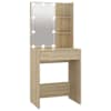 vidaXL tualettlaud Sonoma tamm LEDiga 60x40x140 cm