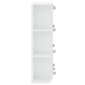 Zrcadlová skříňka s LED bílá 70 x 16,5 x 60 cm - obrázek 9