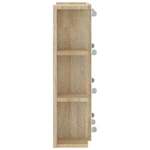 Zrcadlová skříňka s LED dub sonoma 70 x 16,5 x 60 cm - obrázek 9
