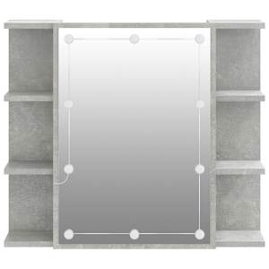 Zrcadlová skříňka s LED betonově šedá 70 x 16,5 x 60 cm - obrázek 8