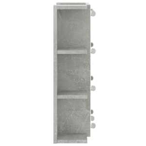 Zrcadlová skříňka s LED betonově šedá 70 x 16,5 x 60 cm - obrázek 9