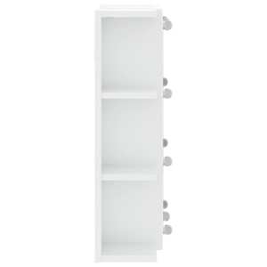 Zrcadlová skříňka s LED bílá s vysokým leskem 70 x 16,5 x 60 cm - obrázek 9