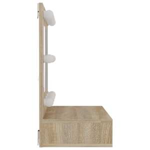 Zrcadlová skříňka s LED dub sonoma 60 x 31,5 x 62 cm - obrázek 6