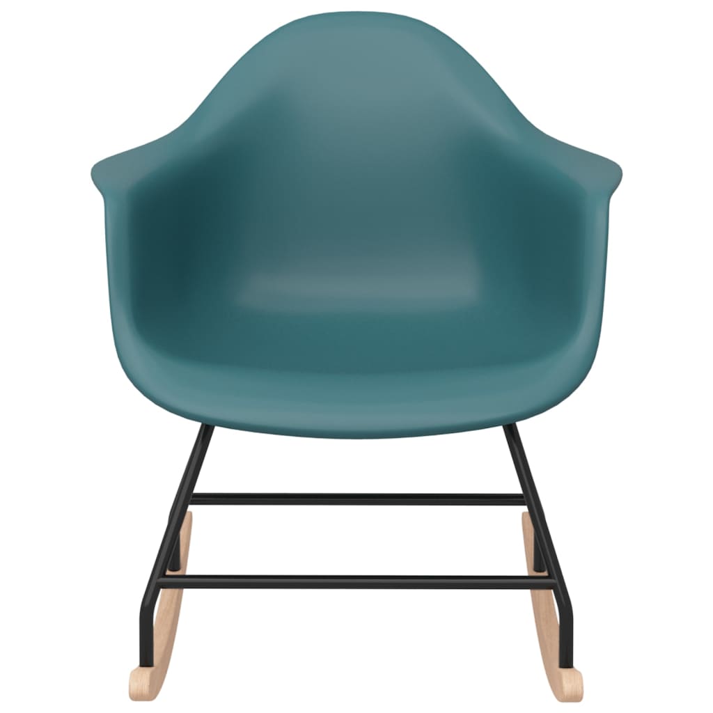 vidaXL Rocking Chair Turquoise PP