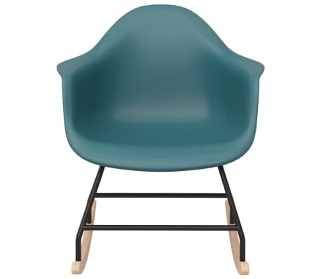 vidaXL Rocking Chair Turquoise PP