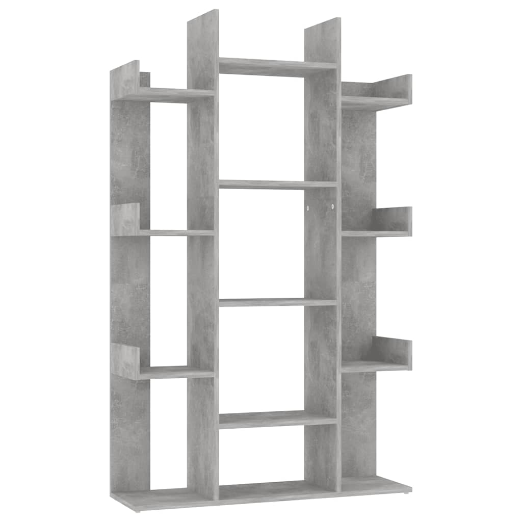 vidaXL Knihovna betonově šedá 86 x 25,5 x 140 cm kompozitní dřevo