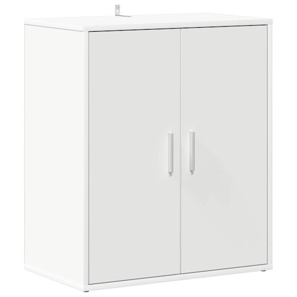 vidaXL kingakapp, valge, 60 x 35 x 70 cm, tehispuit