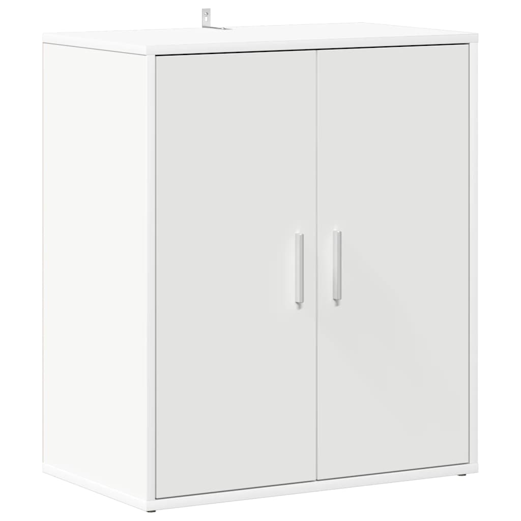 vidaXL Botník bílý 60 x 35 x 70 cm kompozitní dřevo