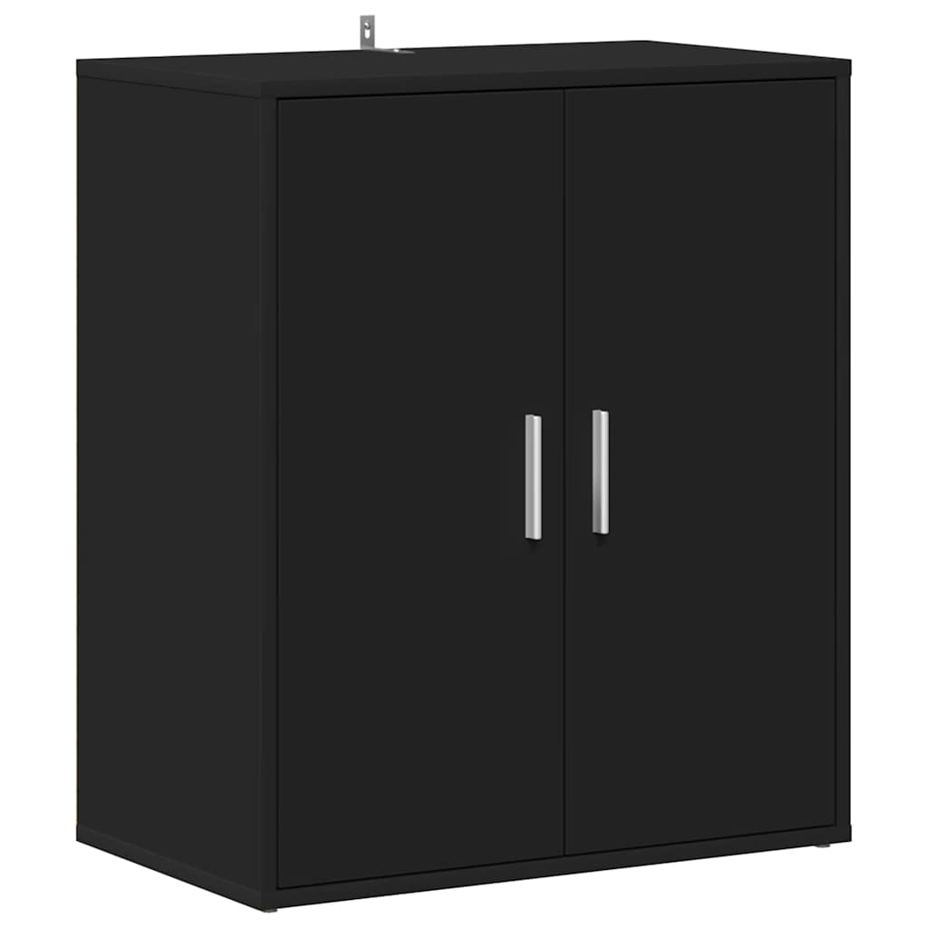 Thumbnail - vidaXL Schuhschrank Schwarz 60x35x70 cm Holzwerkstoff