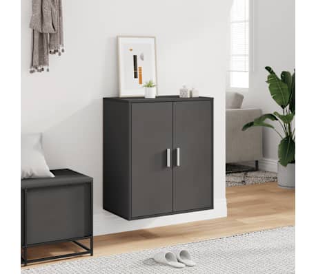 vidaXL Spintelė batams, pilkos spalvos, 60x35x70cm, MDP