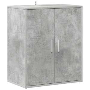 vidaXL kingakapp, betoonhall, 60 x 35 x 70 cm, puitlaastplaat