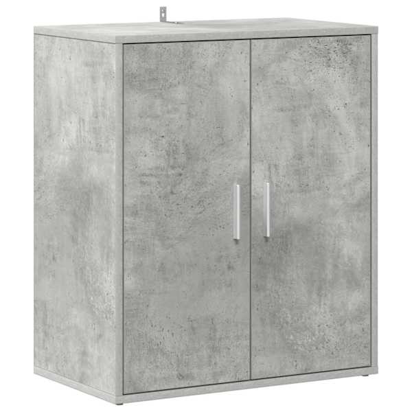 vidaXL kingakapp, betoonhall, 60 x 35 x 70 cm, puitlaastplaat