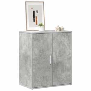 Botník betonově šedý 60 x 35 x 70 cm kompozitní dřevo - obrázek 4
