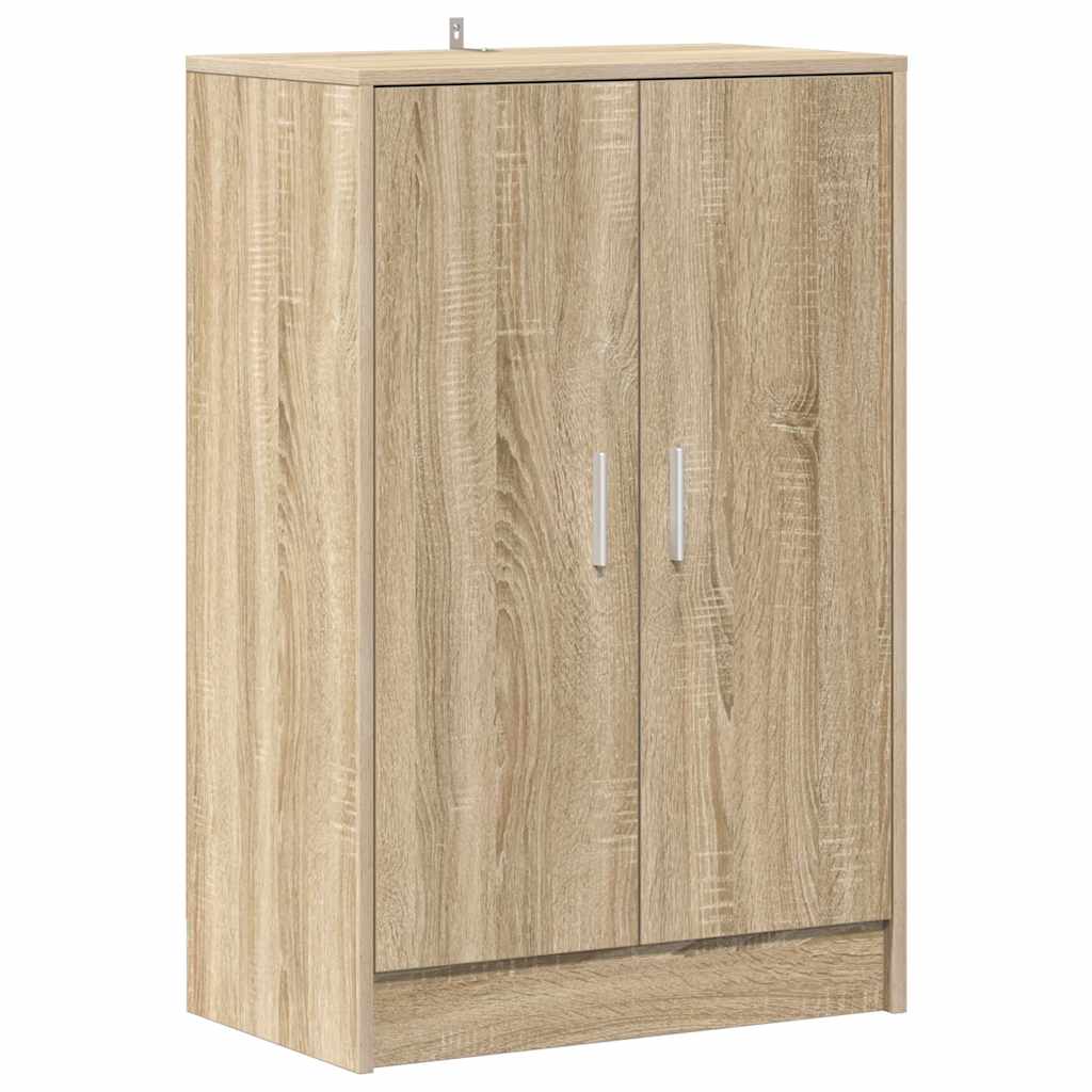 vidaXL Botník dub sonoma 60 x 35 x 92 cm kompozitní dřevo