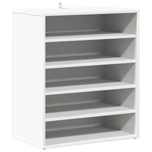 vidaXL kingakapp, valge, 60 x 35 x 70 cm, tehispuit