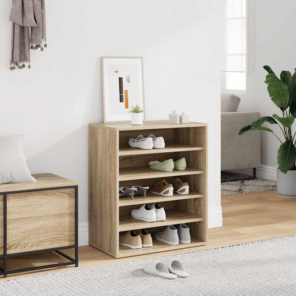 vidaXL Szafka na buty, kolor db sonoma, 60x35x70 cm