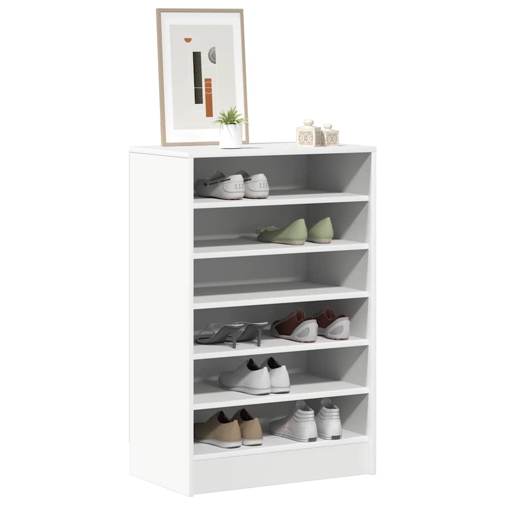Thumbnail - vidaXL Schuhschrank Weiß 60x35x92 cm Holzwerkstoff