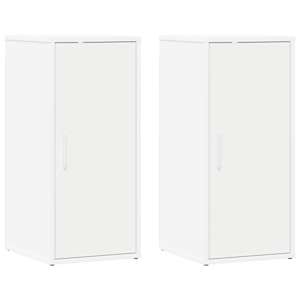 vidaXL kingakapid 2 tk, valge, 32 x 35 x 70 cm, puitlaastplaat