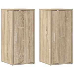 vidaXL kingakapid 2 tk, Sonoma tamm, 32 x 35 x 70 cm, puitlaastplaat