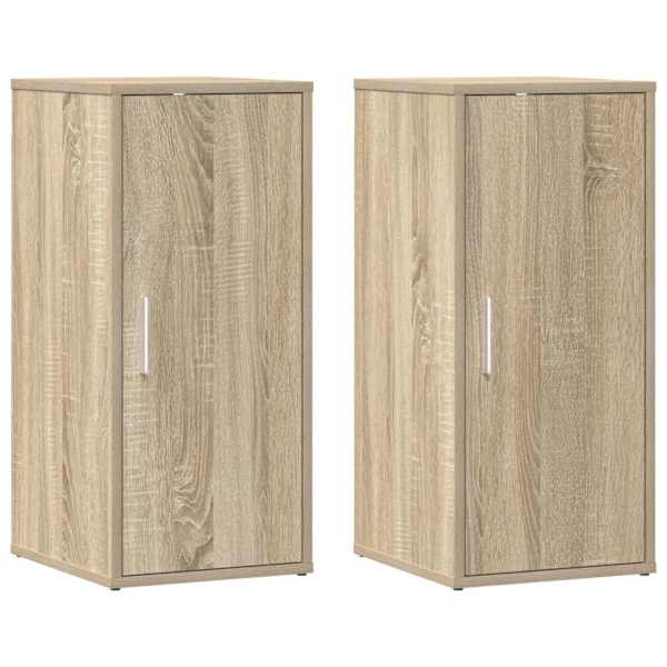 vidaXL kingakapid 2 tk, Sonoma tamm, 32 x 35 x 70 cm, puitlaastplaat