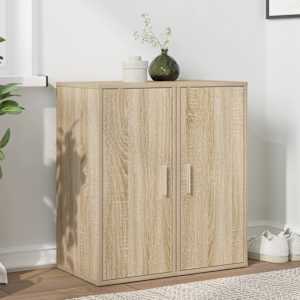 Omarica za čevlje 2 kosa sonoma hrast 32x35x70 cm iverna plošča