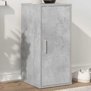 vidaXL Spintelė batams, betono pilka, 32x35x70cm, apdirbta mediena