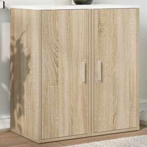 vidaXL Spintelės batams, 2vnt., baltos/ąžuolo, 32x35x70cm, MDP