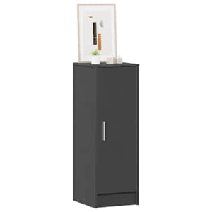 vidaXL Spintelė batams, pilkos spalvos, 32x35x92cm, MDP