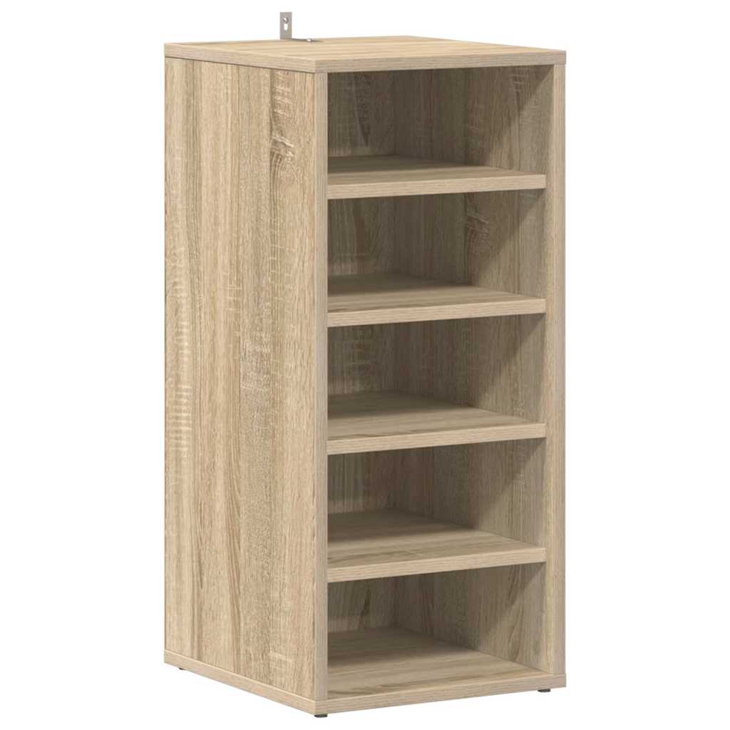 vidaXL Botník dub sonoma 31,5 x 35 x 70 cm kompozitní dřevo